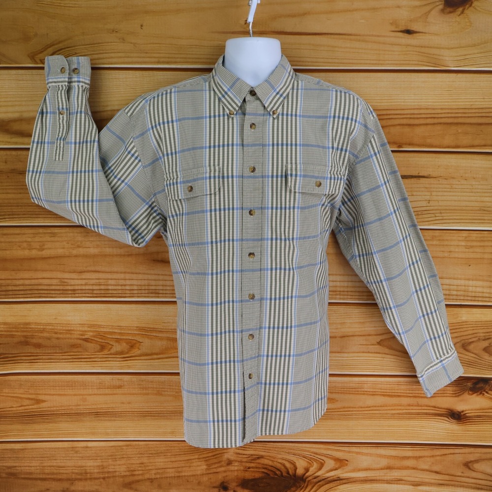 Rugged Button-Up Shirt Mens Size XL Thick Quality Fabric Clearwater Outfitters
